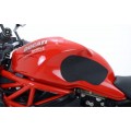 R&G Racing Traction Grips 2-Grip Kit for Ducati Monster 1100/1100 Evo '10-'14, M1200 '11-'22, M1200S/M1200R '14-'22, M797 '17-'21, M821 '14-'21